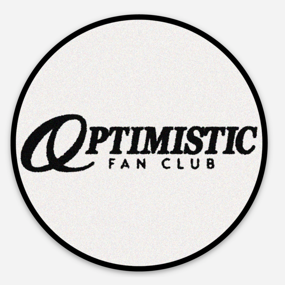 The Official Optimistic Fan Club Sticker