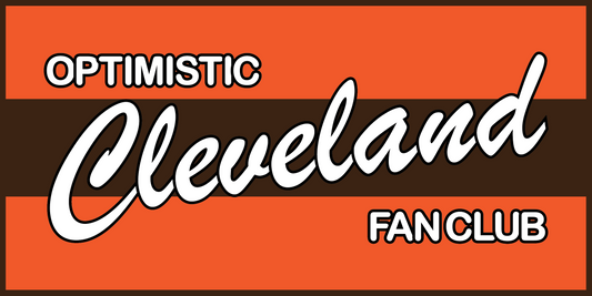 Optimistic Cleveland Fan Club Sticker
